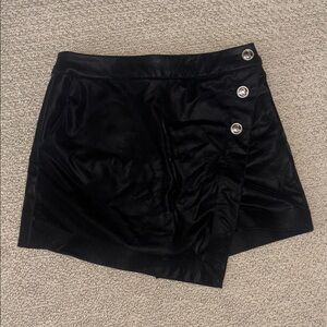 Guess Black Skort with Metallic Accents